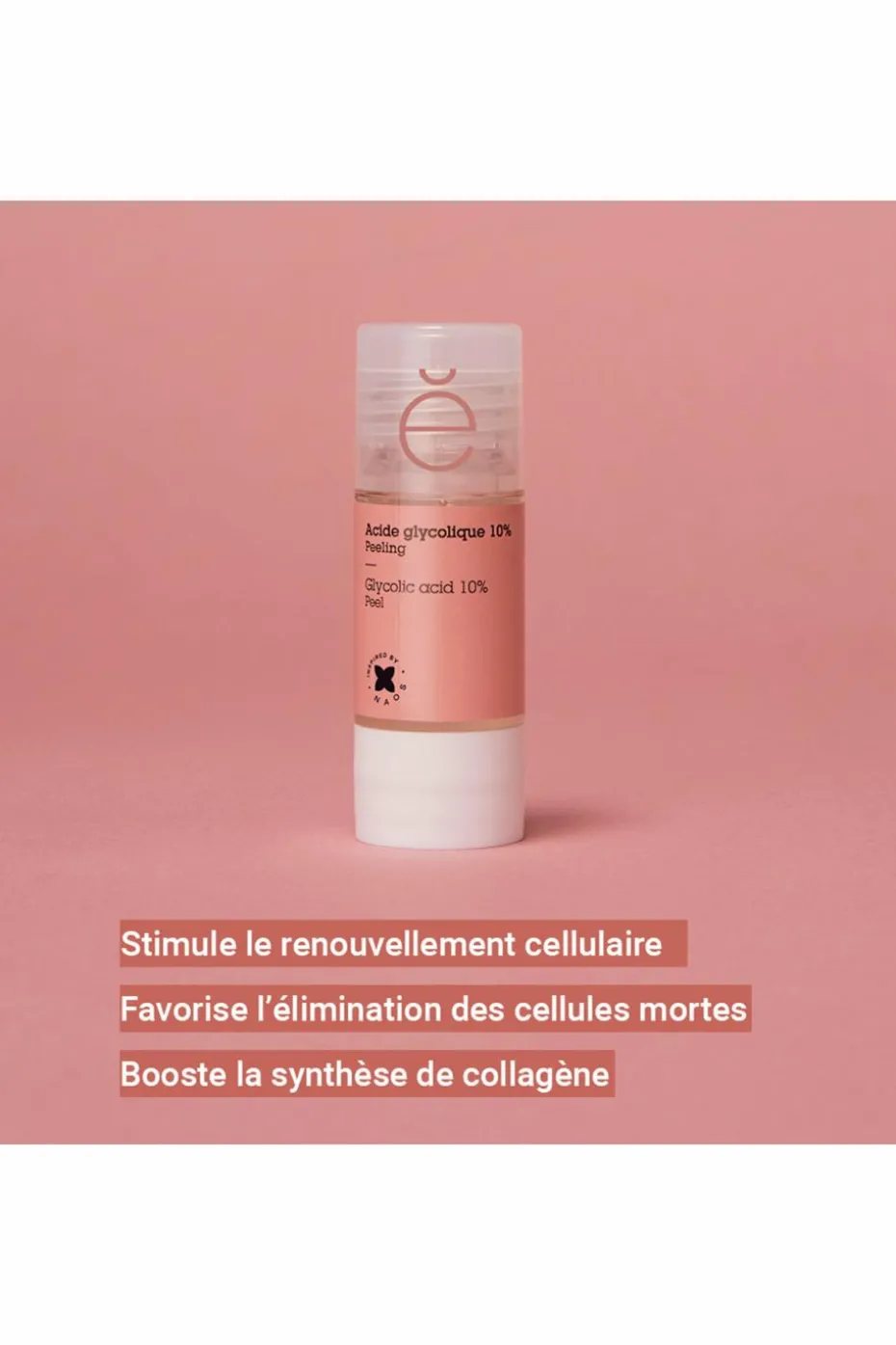 Actif pur acide glycolique perte d’éclat