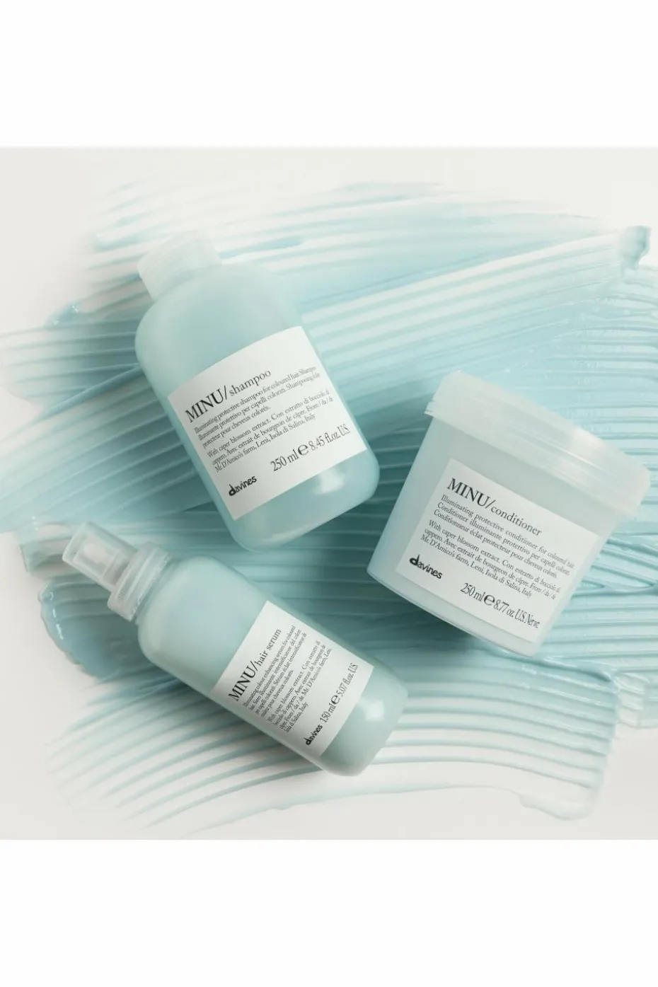 Après-shampoing éclat et protection pour cheveux colorés Minu