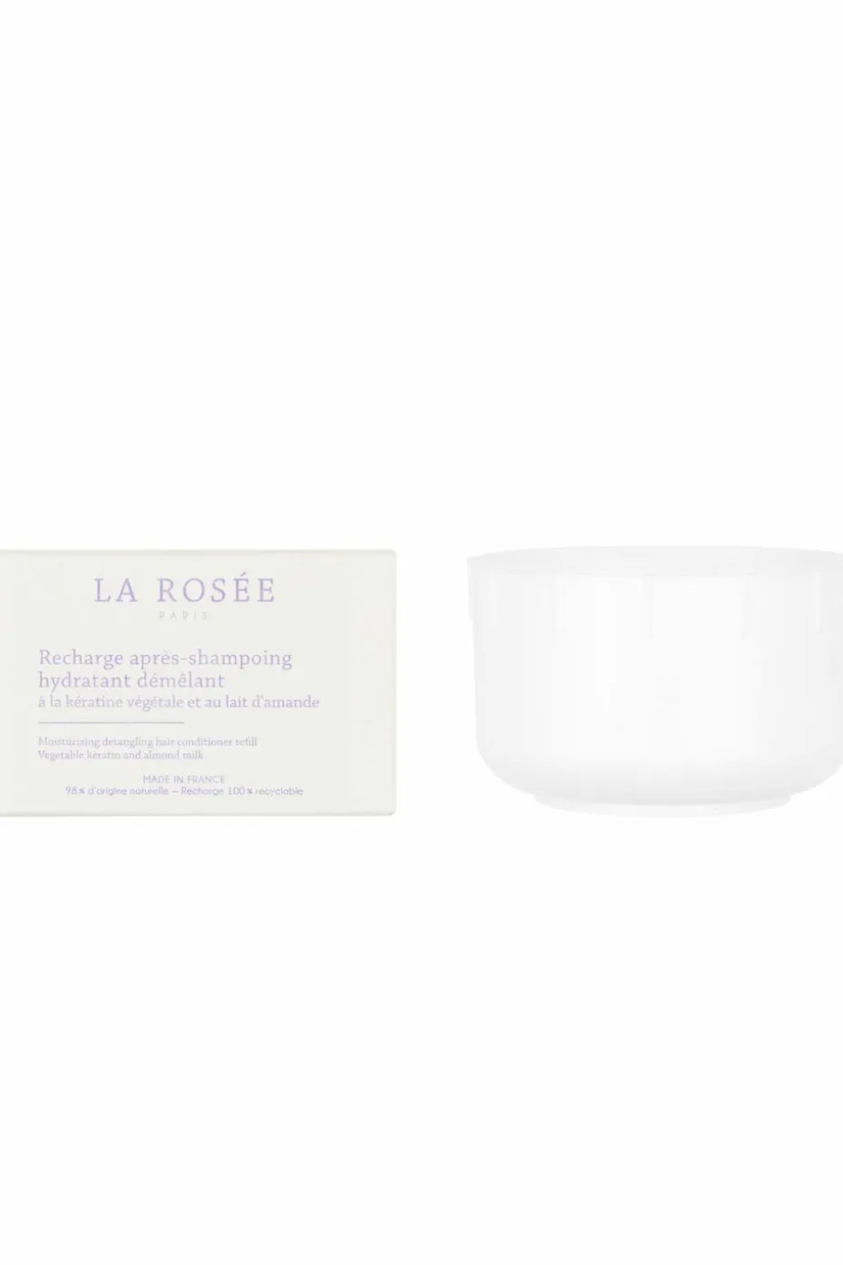 Après-shampoing hydratant démêlant rechargeable