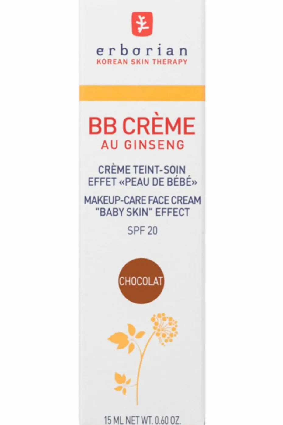 BB Crème au Ginseng SFP20 Chocolat