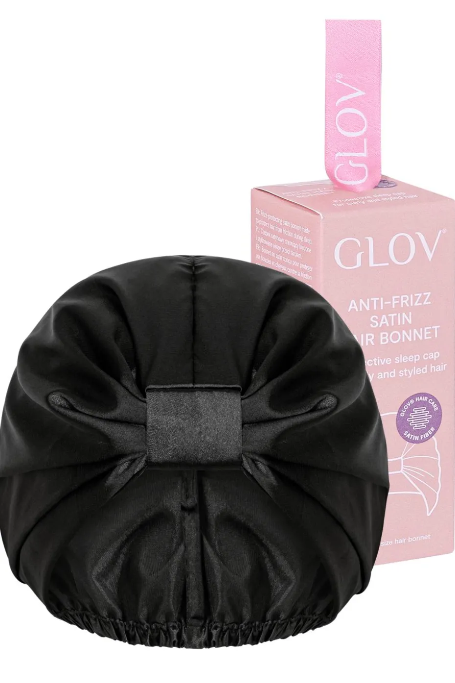 Bonnet en satin anti-frisottis