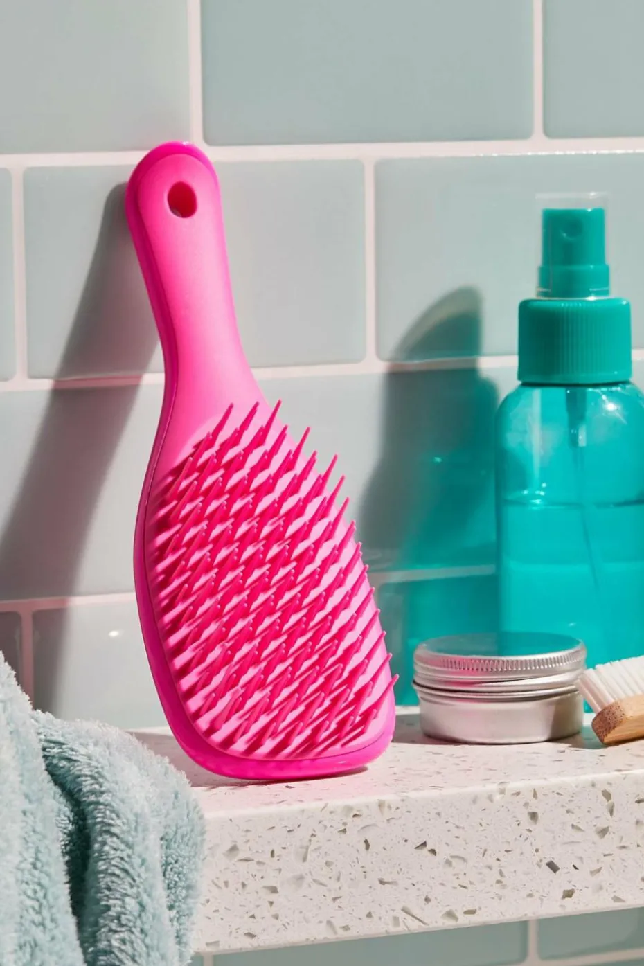 Brosse à cheveux mini runway pink