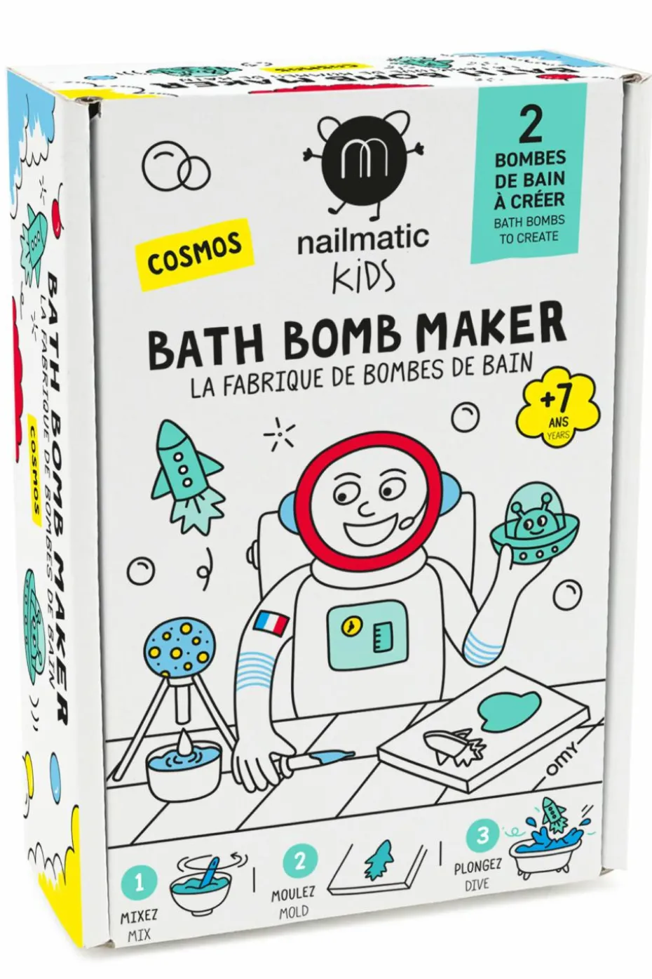 Coffret enfant DIY boules de bain Cosmos