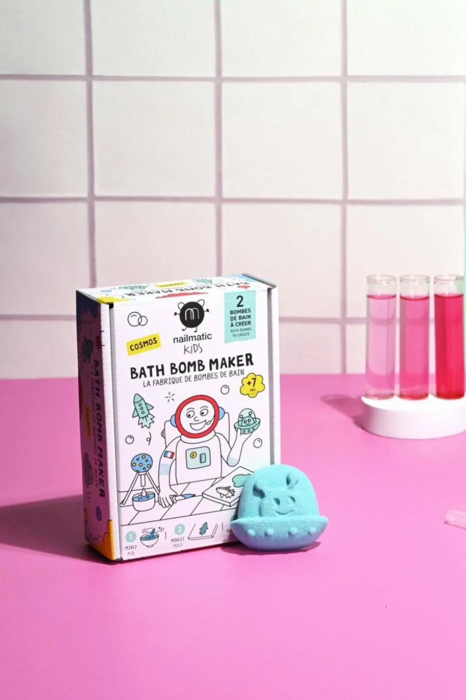 Coffret enfant DIY boules de bain Cosmos