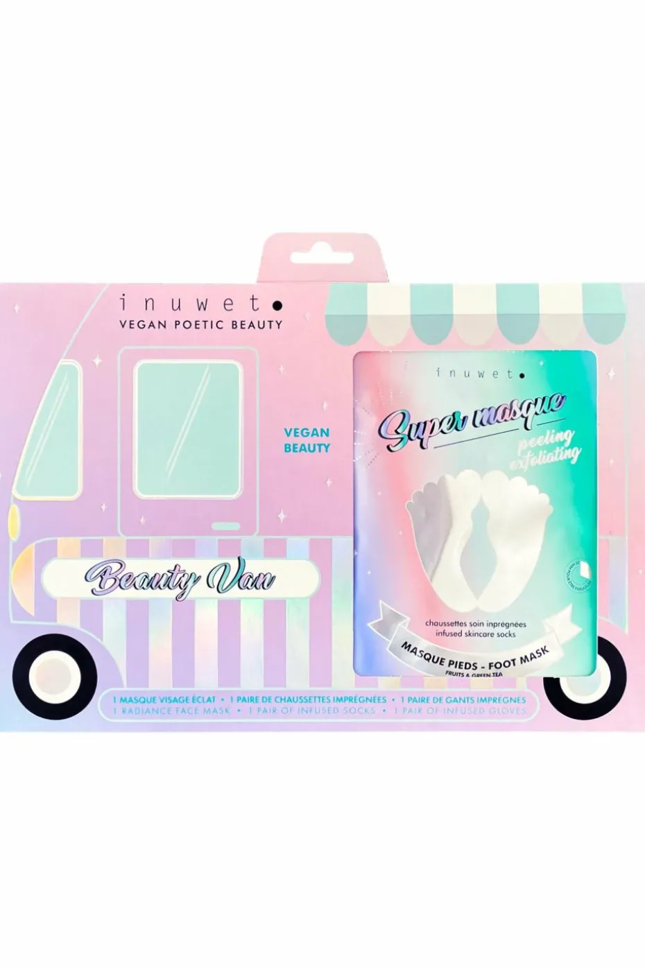Coffret trio de masques visage, mains & pieds