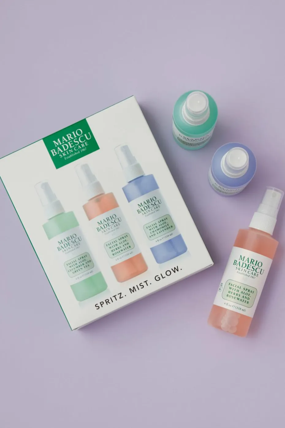 Coffret trio de sprays visage à l’aloe vera