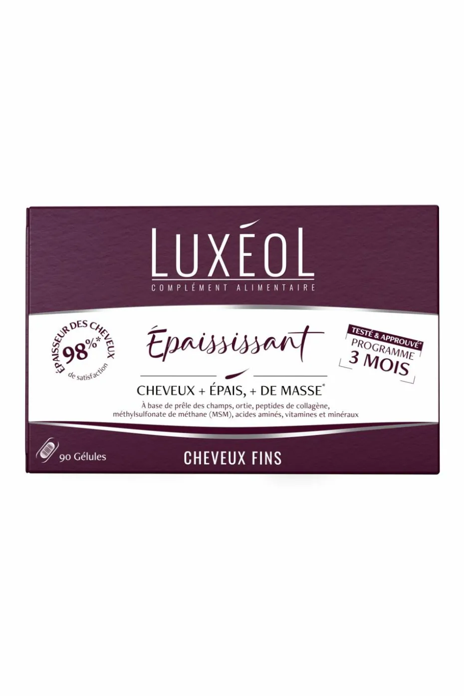 Complément alimentaire épaississant