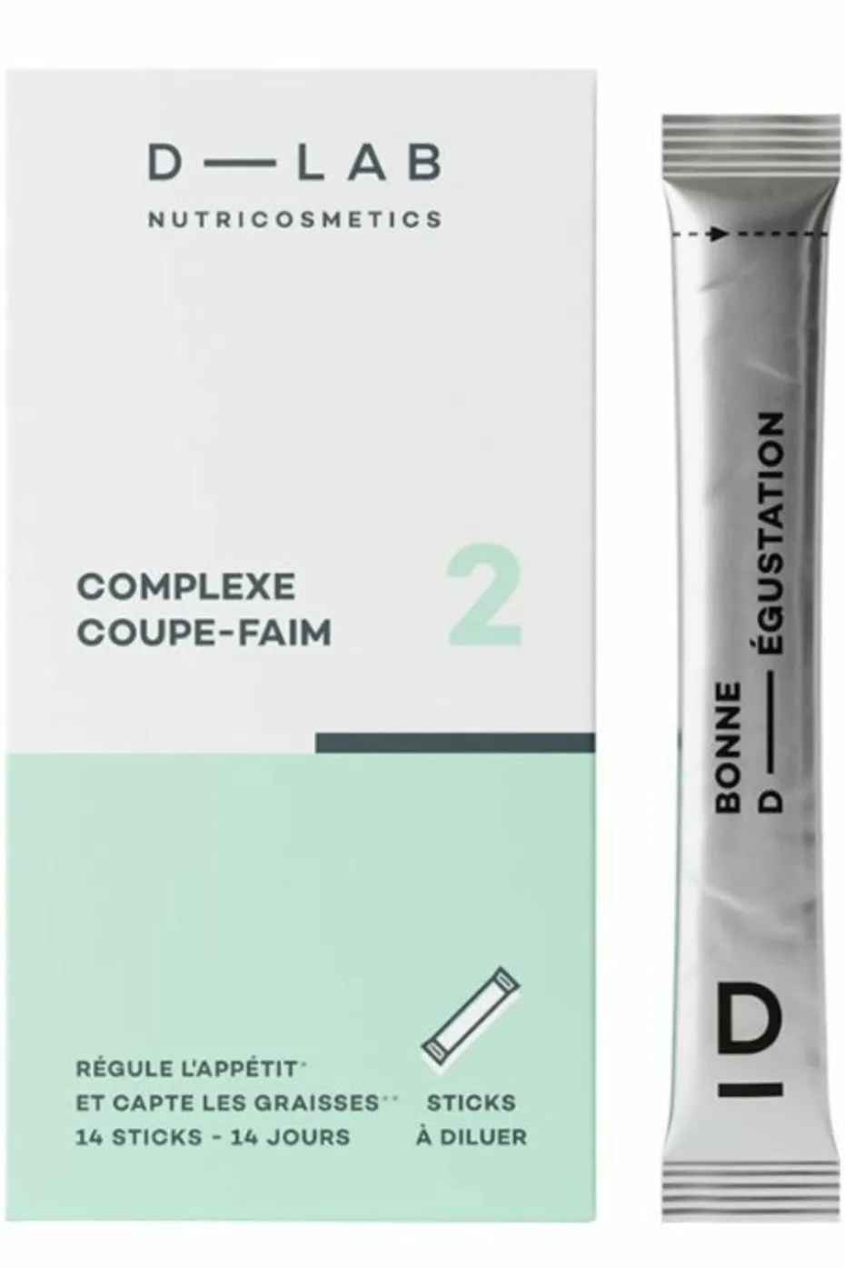 Compléments alimentaires en stick coupe-faim