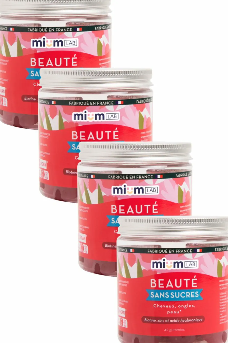 Compléments alimentaires gummies Beauté sans sucres