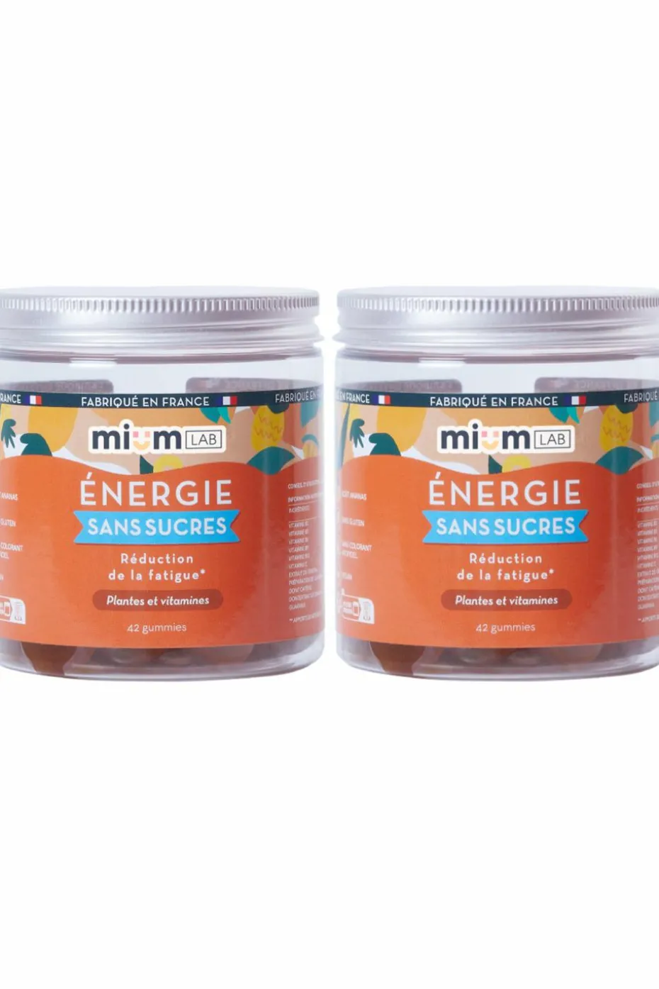 Compléments alimentaires gummies Energie sans sucres
