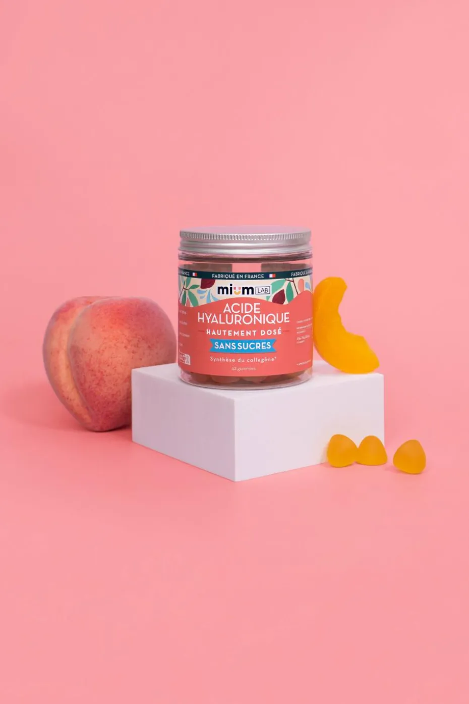 Compléments alimentaires gummies Acide Hyaluronique sans sucres
