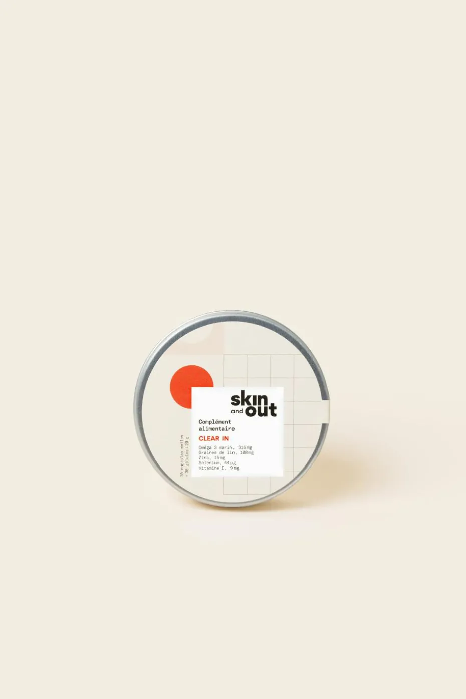 Compléments alimentaires stop boutons Clear in
