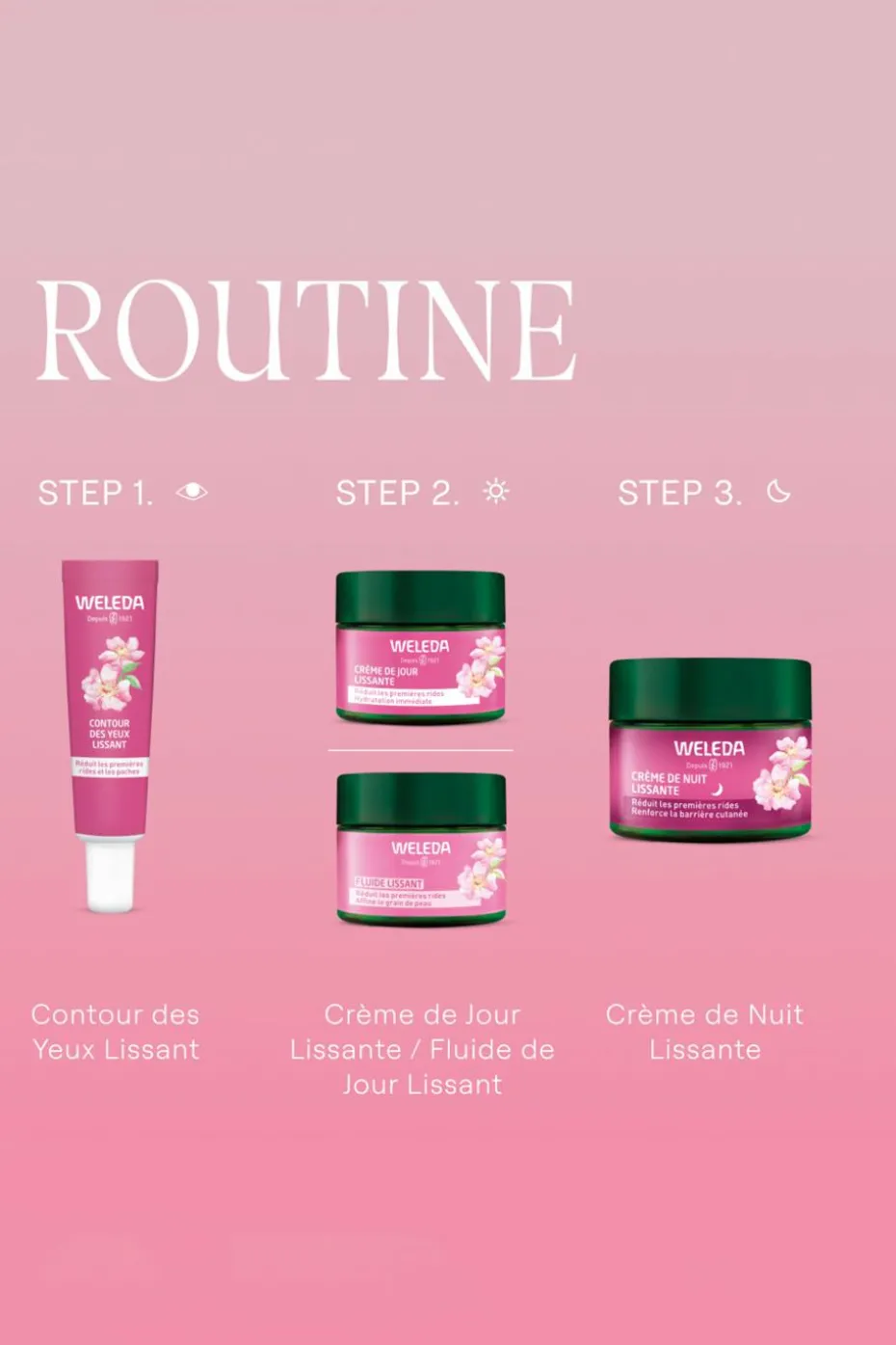 Contour des yeux lissant rose musquée & thé blanc