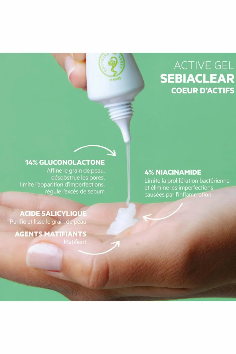 Correcteur intensif anti-imperfections Sebiaclear Active Gel