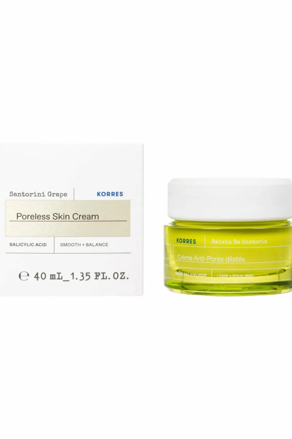Crème anti-pores dilatés