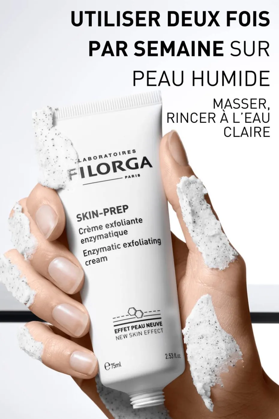 Crème exfoliante enzymatique visage