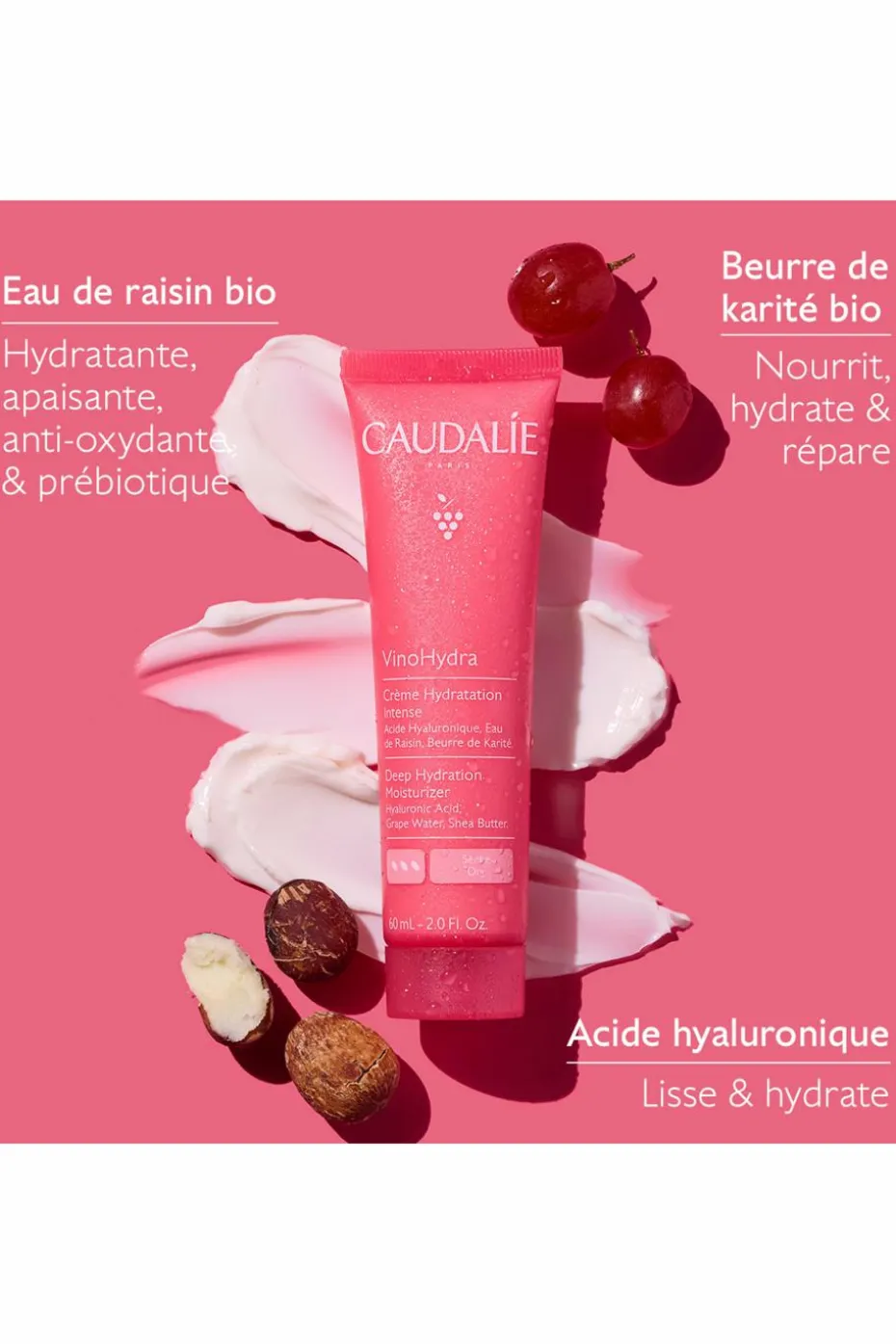 Crème Hydratation Intense Vinohydra