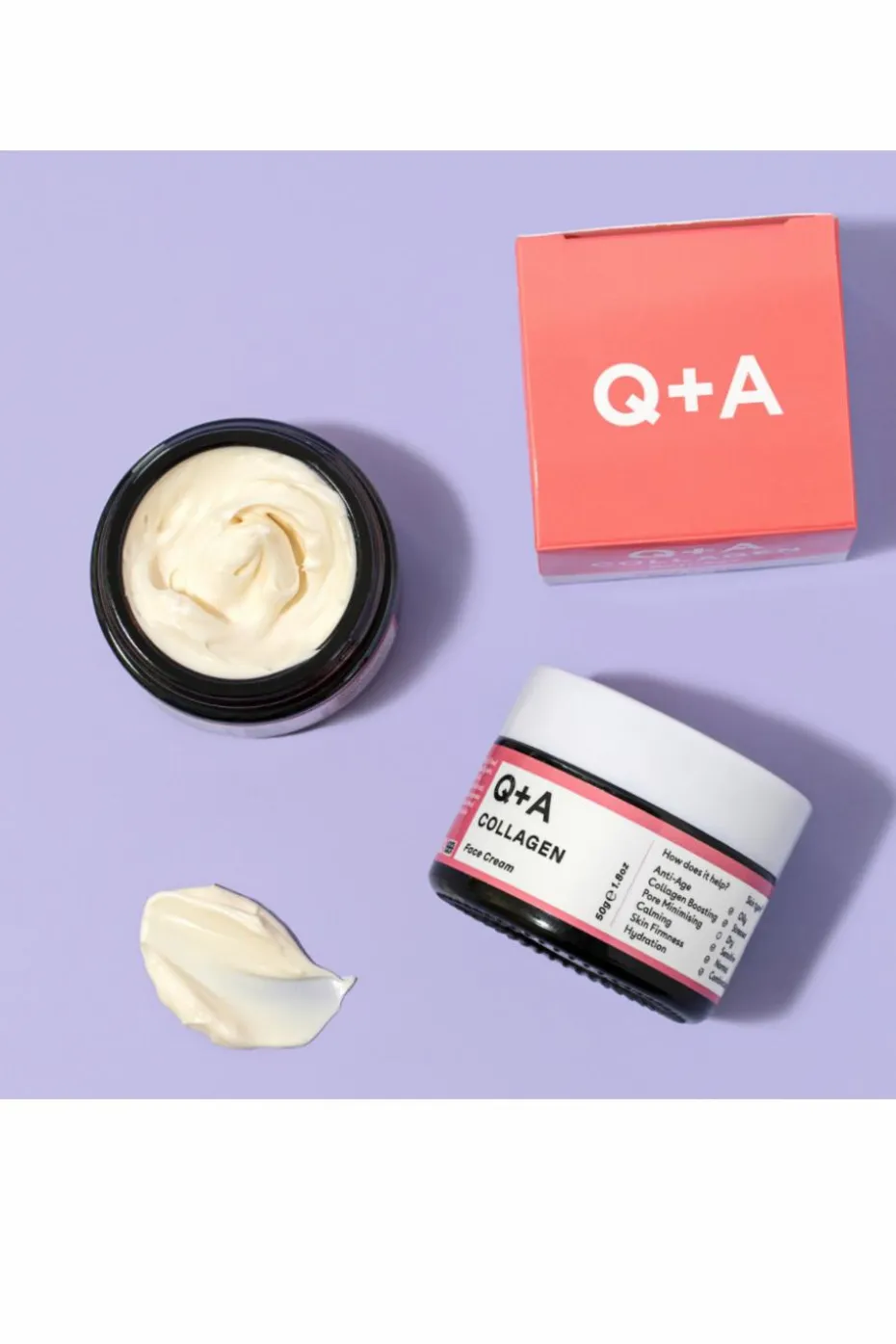 Crème visage au collagène