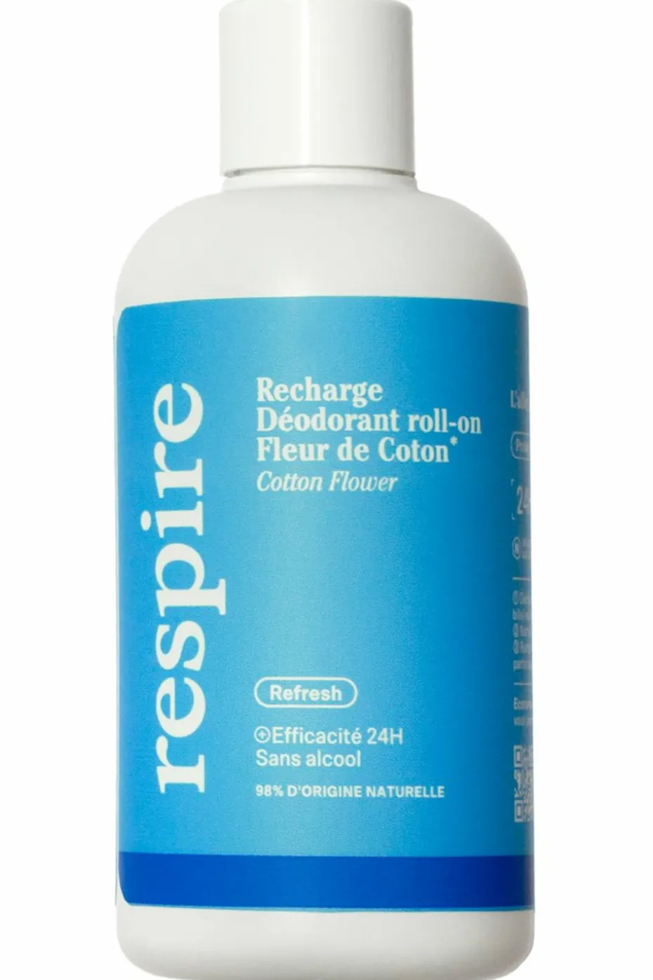 Déodorant roll-on Fleur de coton rechargeable