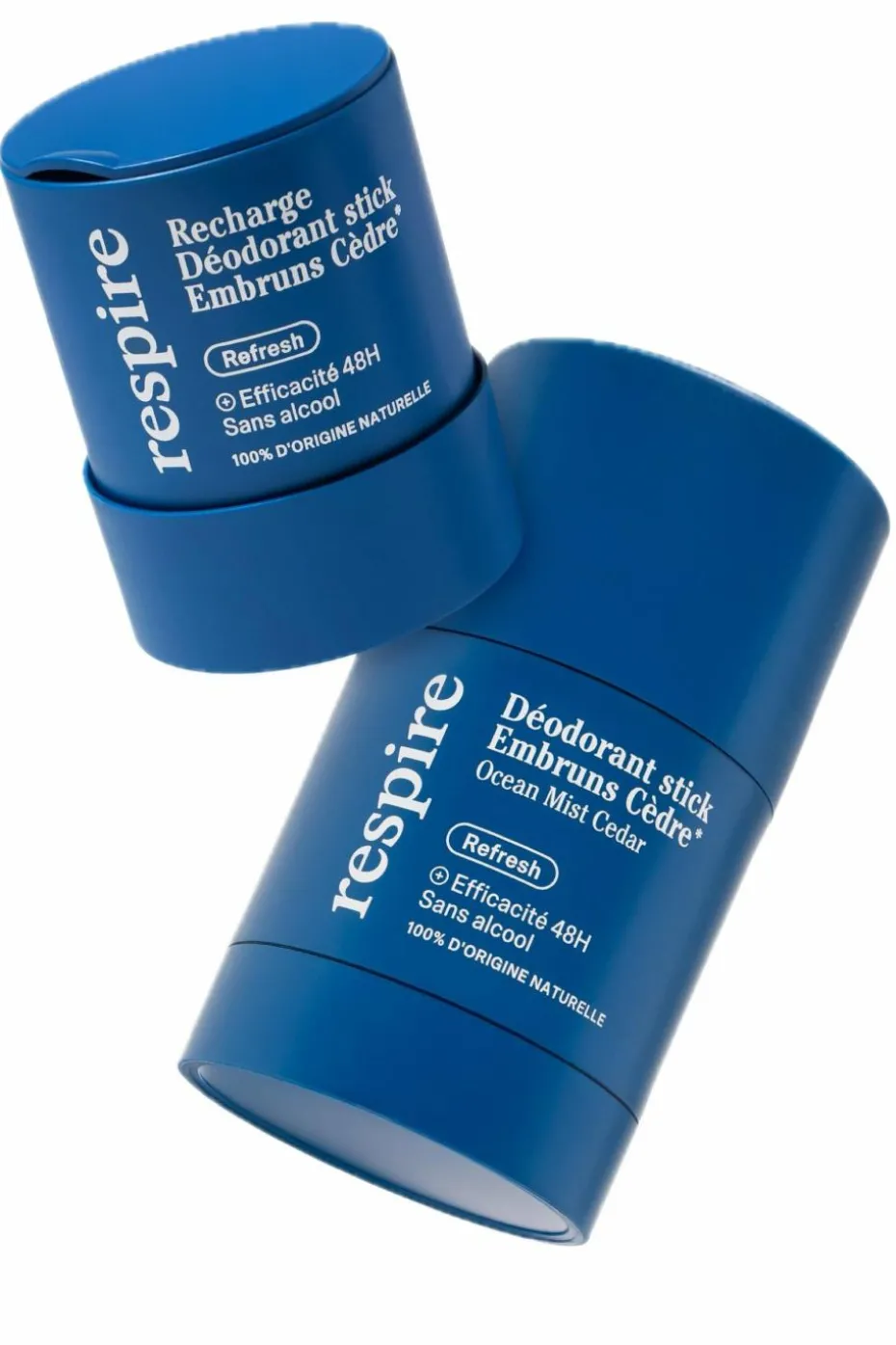 Déodorant stick Embruns cèdre rechargeable