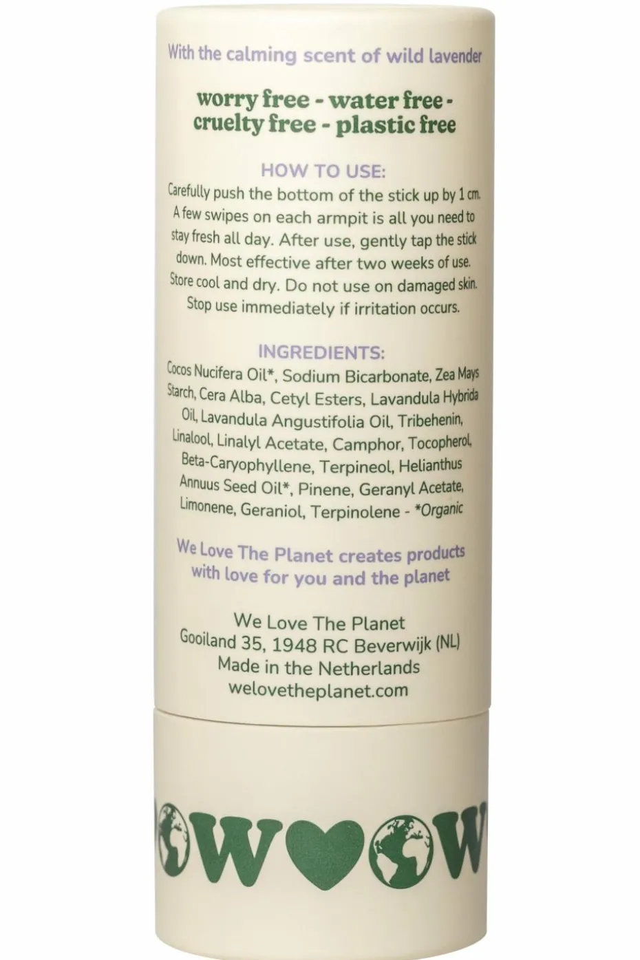 Déodorant stick Wild Lavender