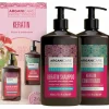 Duo shampoing et après-shampoing réparateur à la kératine