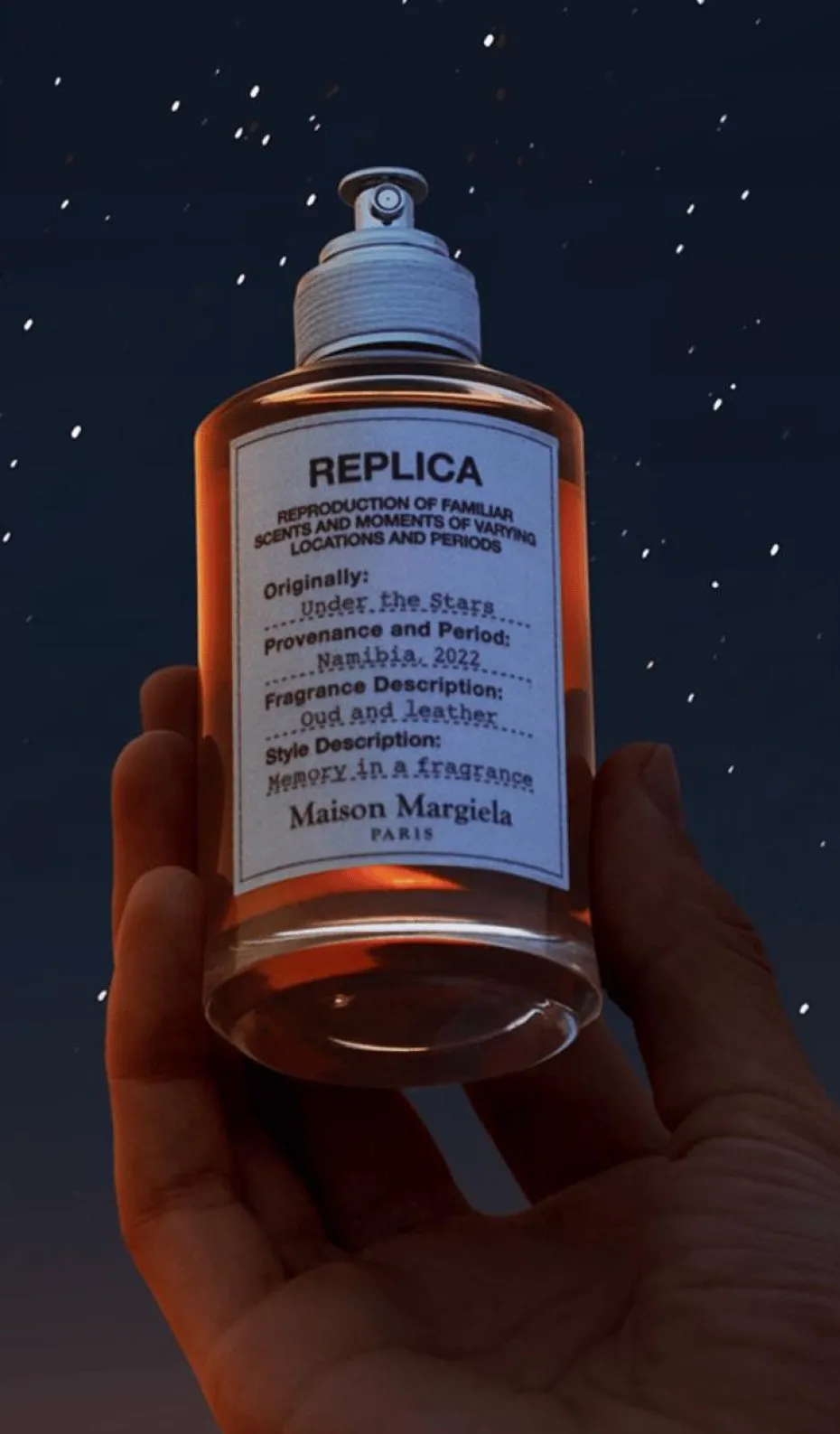 Eau De Toilette Boisé ambré Replica Under The Stars