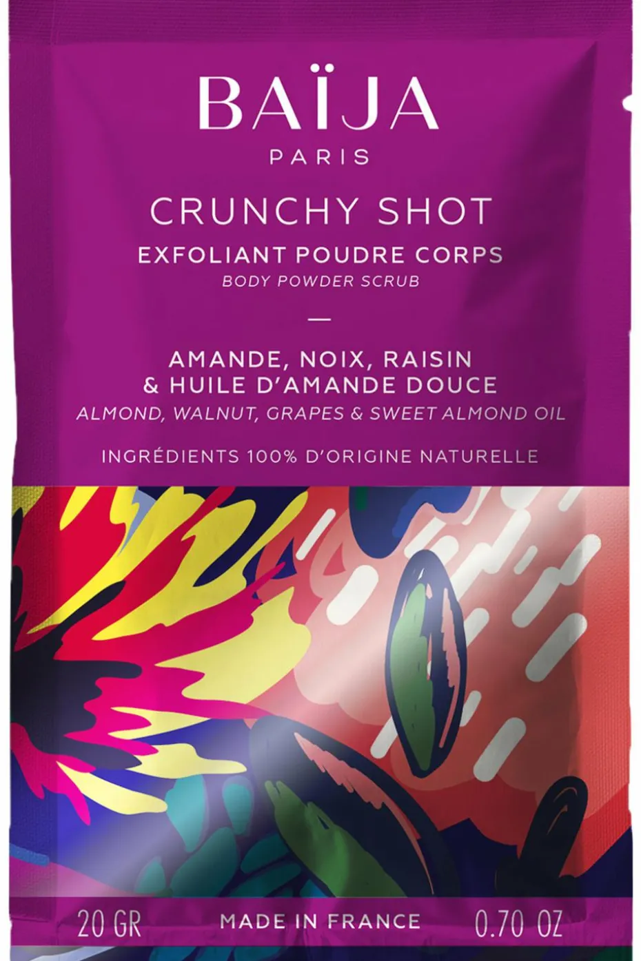 Exfoliant corps unidose
