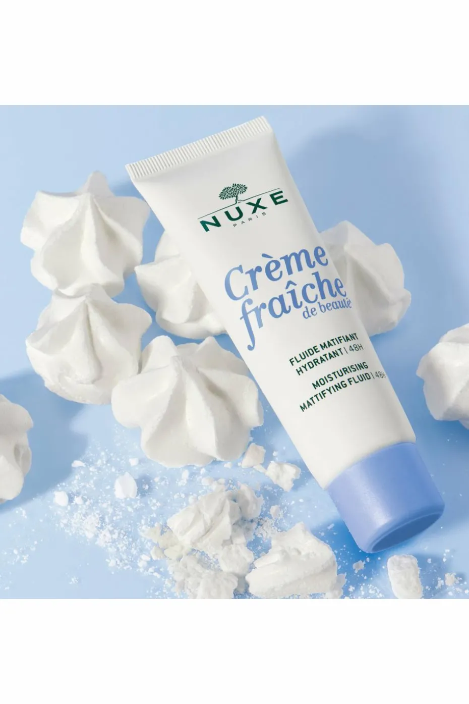 Fluide matifiant hydratant 48h Crème fraîche de beauté