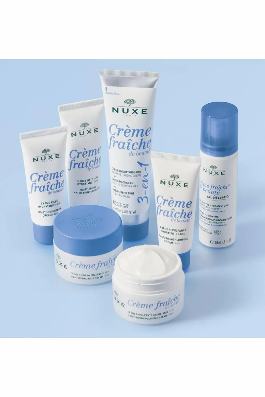 Fluide matifiant hydratant 48h Crème fraîche de beauté