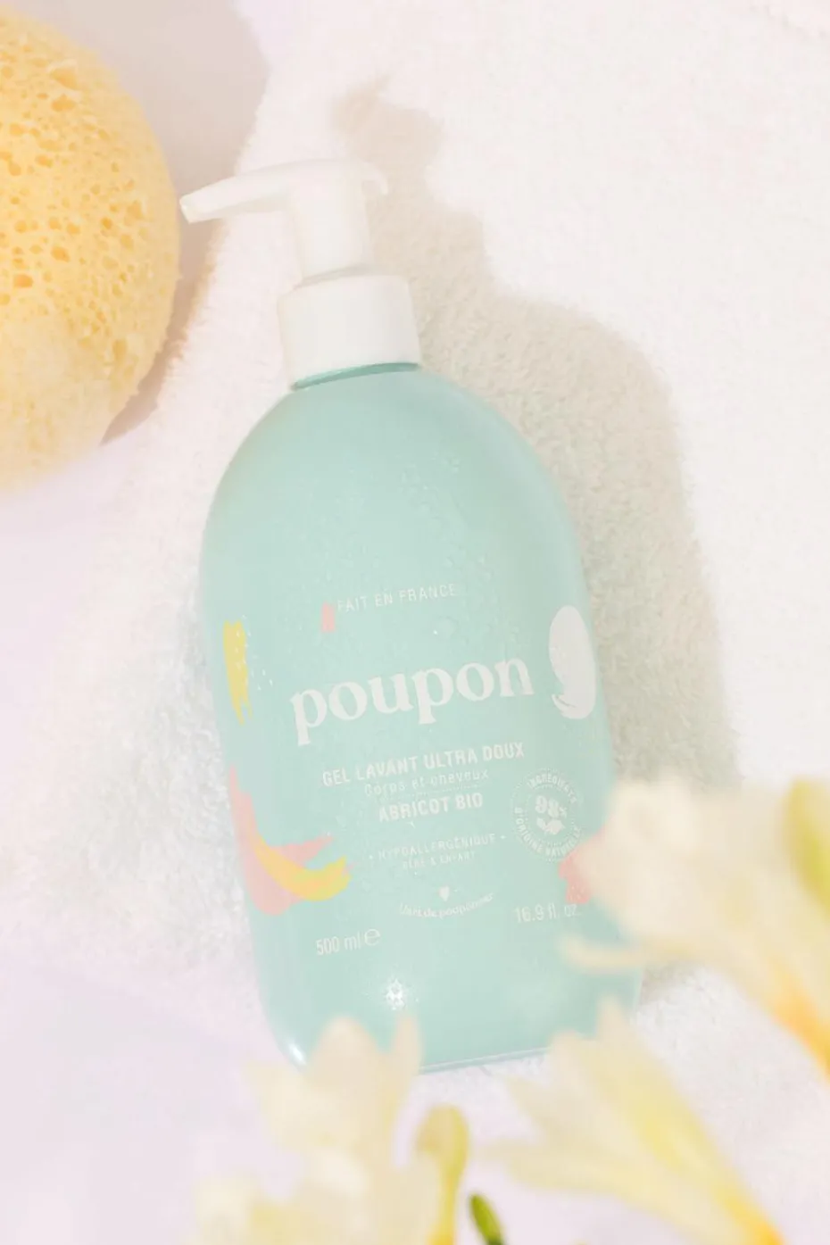 Gel lavant corps et cheveux bébé dès la naissance et enfant