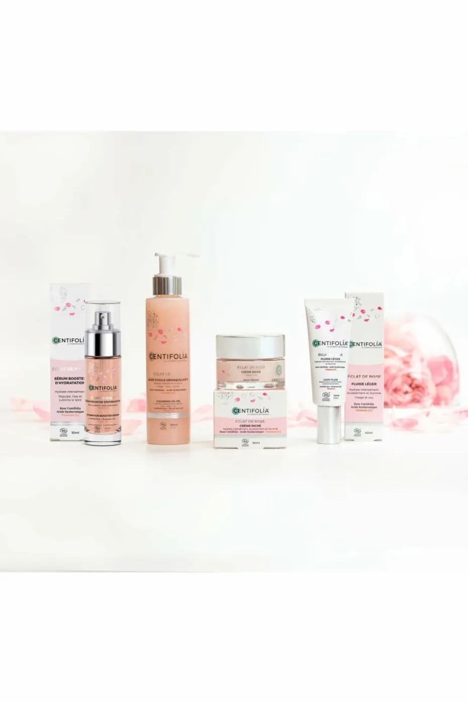 Gel-crème de nuit éclat de rose