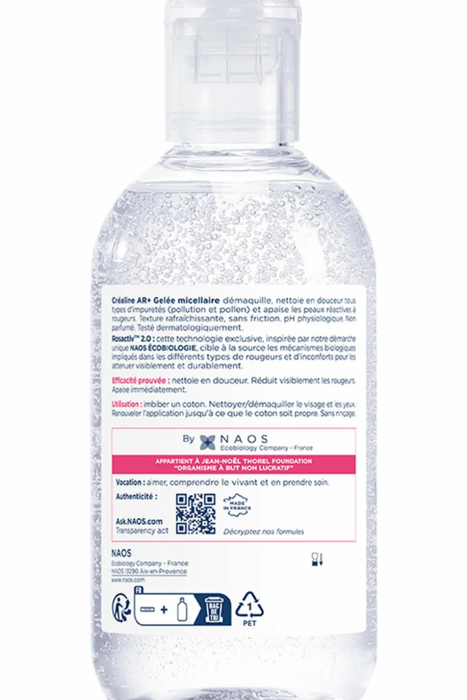 Gelée micellaire démaquillante Créaline AR+