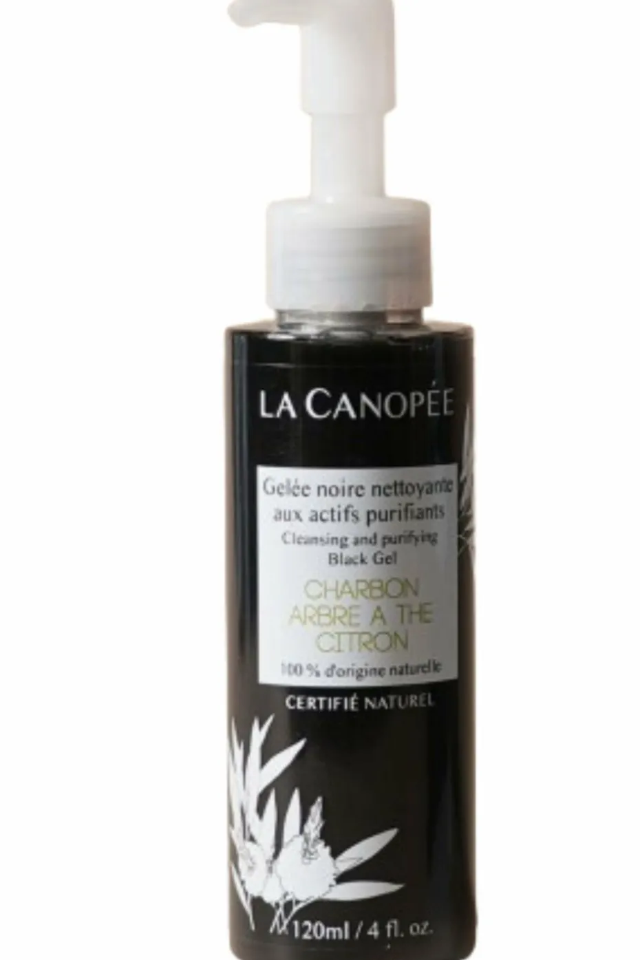 Gelée noire nettoyante aux actifs purifiants rechargeable