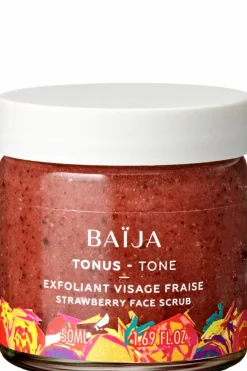 Gommage visage fraise