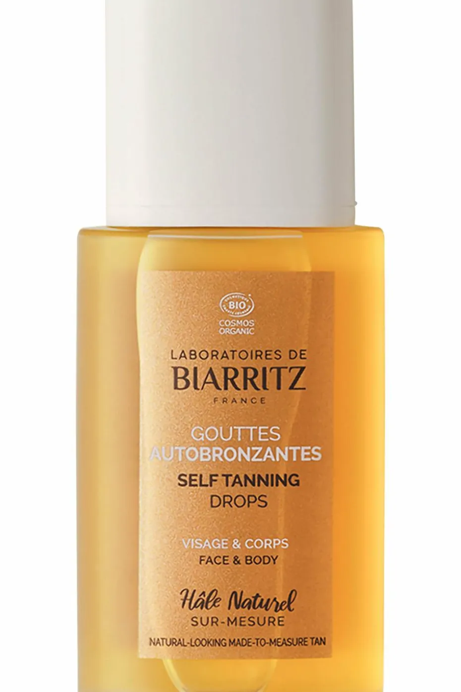 Gouttes autobronzantes bio