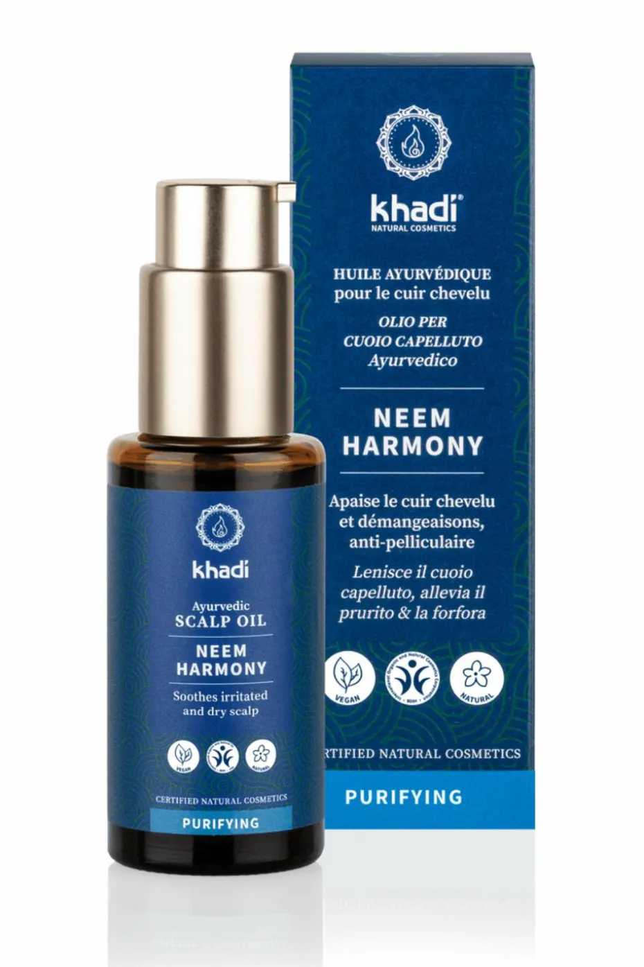 Huile capillaire purifiante Neem