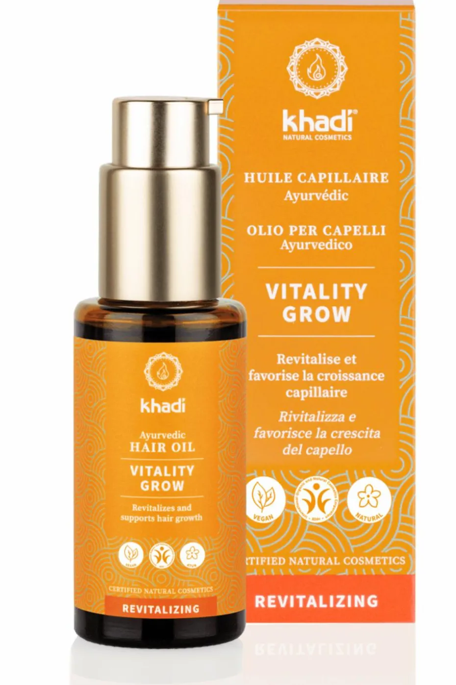 Huile capillaire renforcement cheveux Vitality Grow