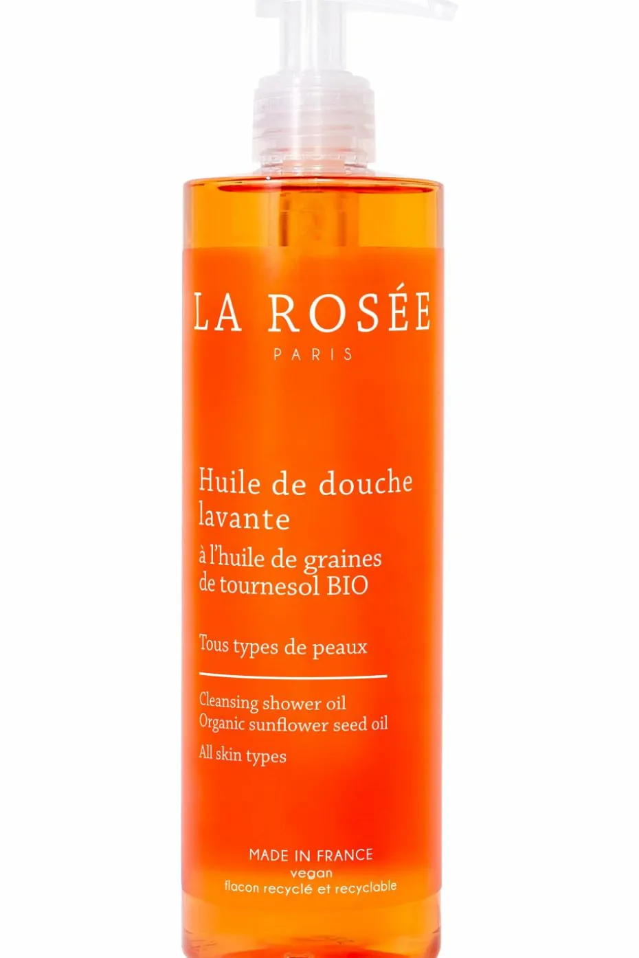 Huile de douche rechargeable