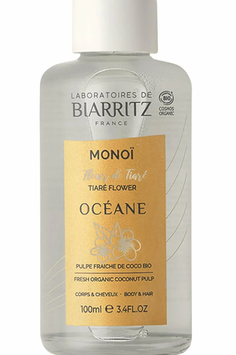 Huile de monoï à la fleur de tiaré