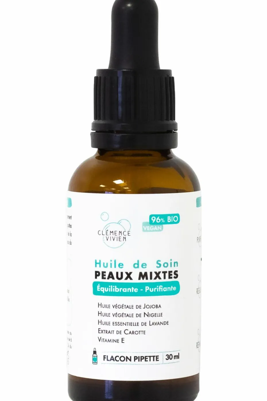 Huile de soin peaux mixtes