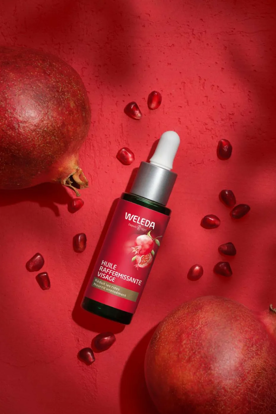 Huile raffermissante visage grenade