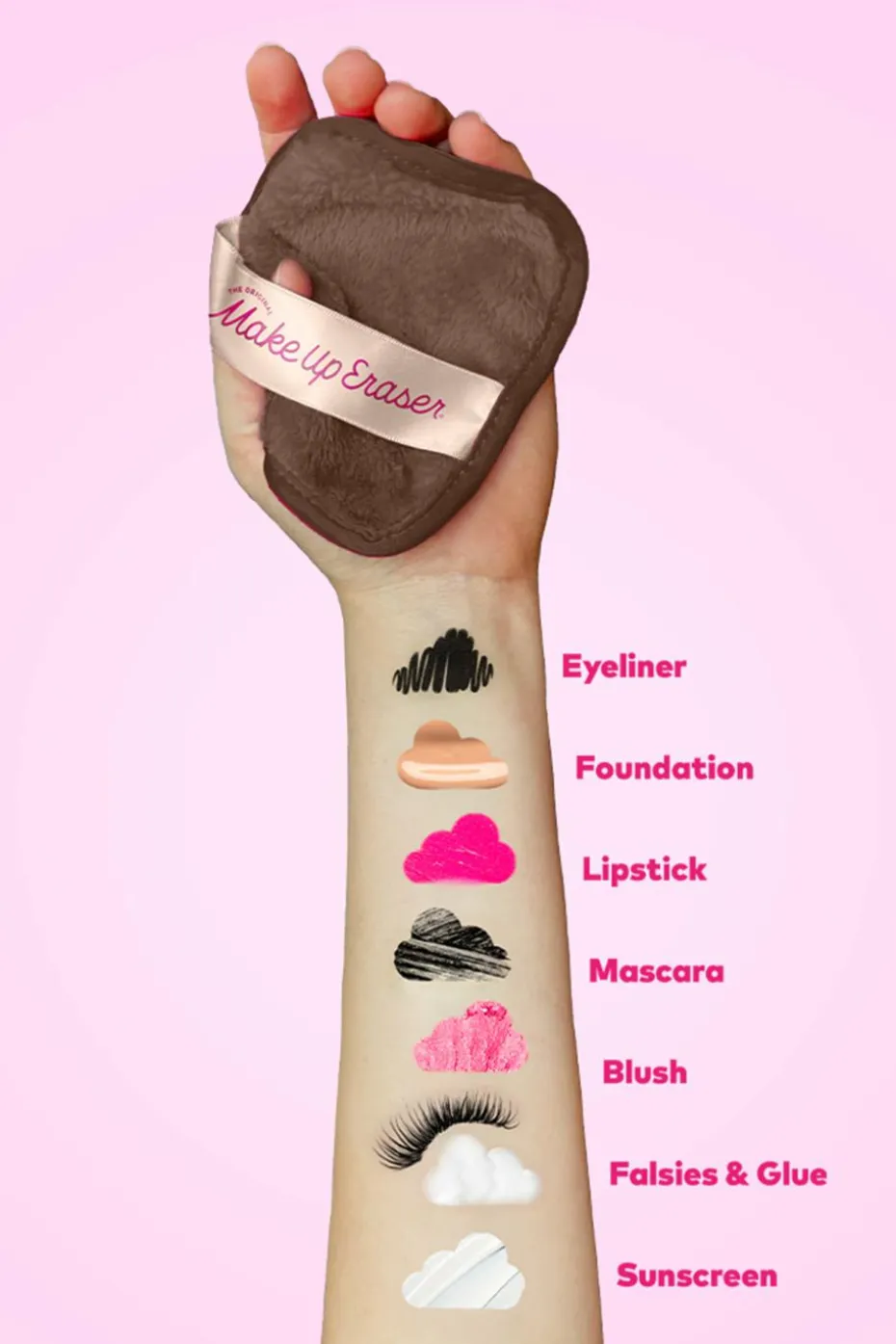 Kit 7 serviettes démaquillantes Warm Neutrals