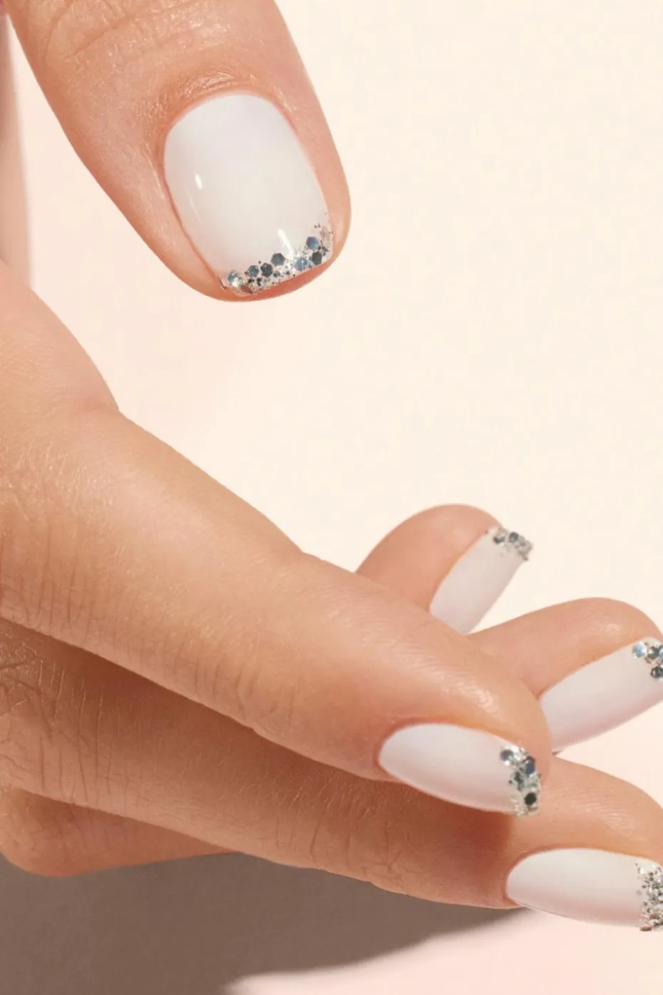 Kit duo de poudre à effet et paillettes + son pinceau applicateur paillettes Silver edition