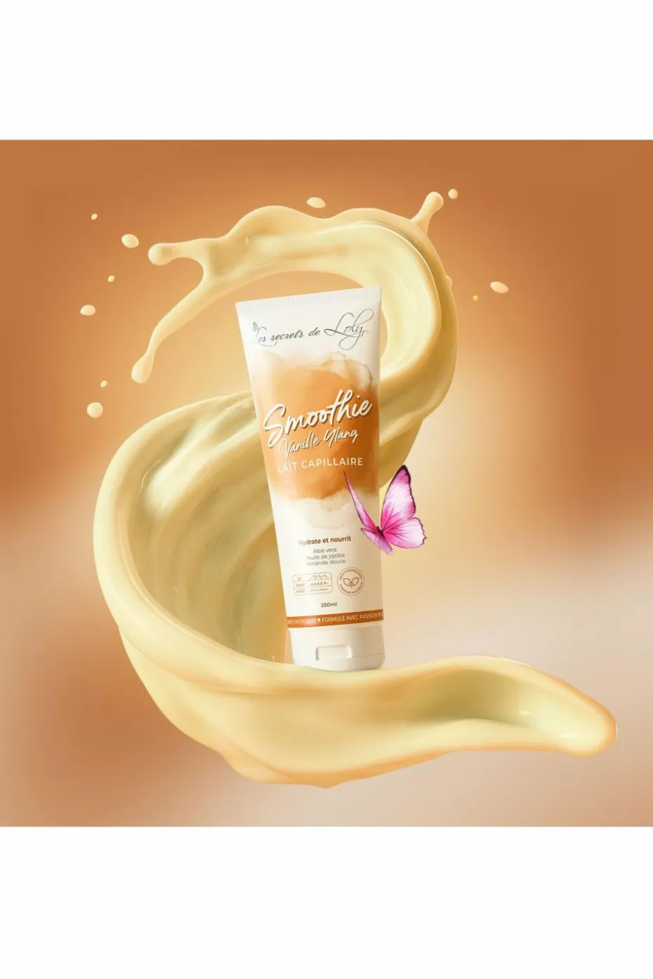 Lait capillaire hydratant smoothie Vanille Ylang-ylang
