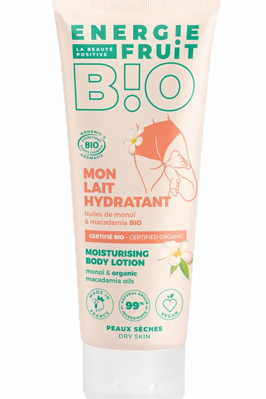 Lait corps bio au monoï