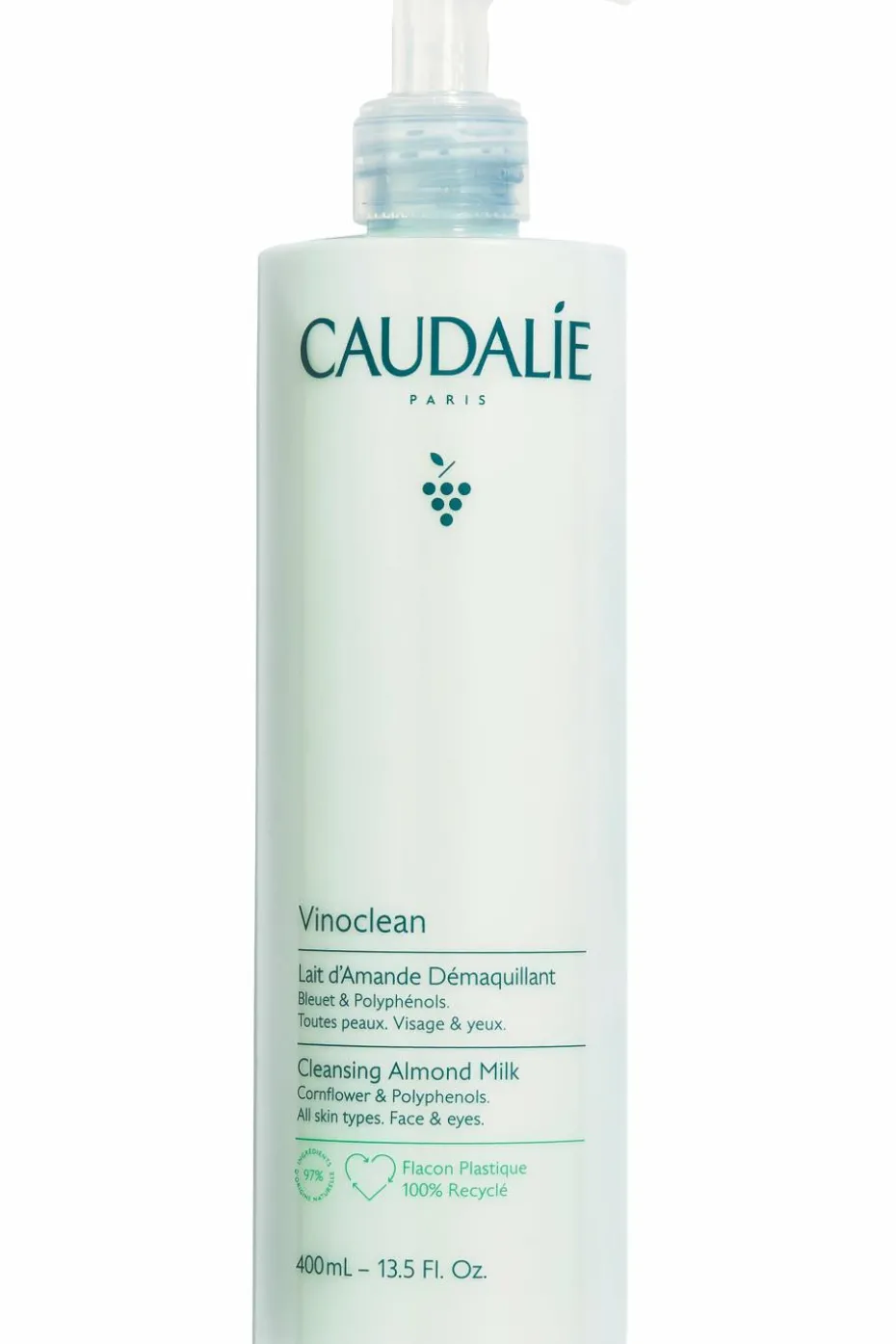 Lait d’amande démaquillant Vinoclean