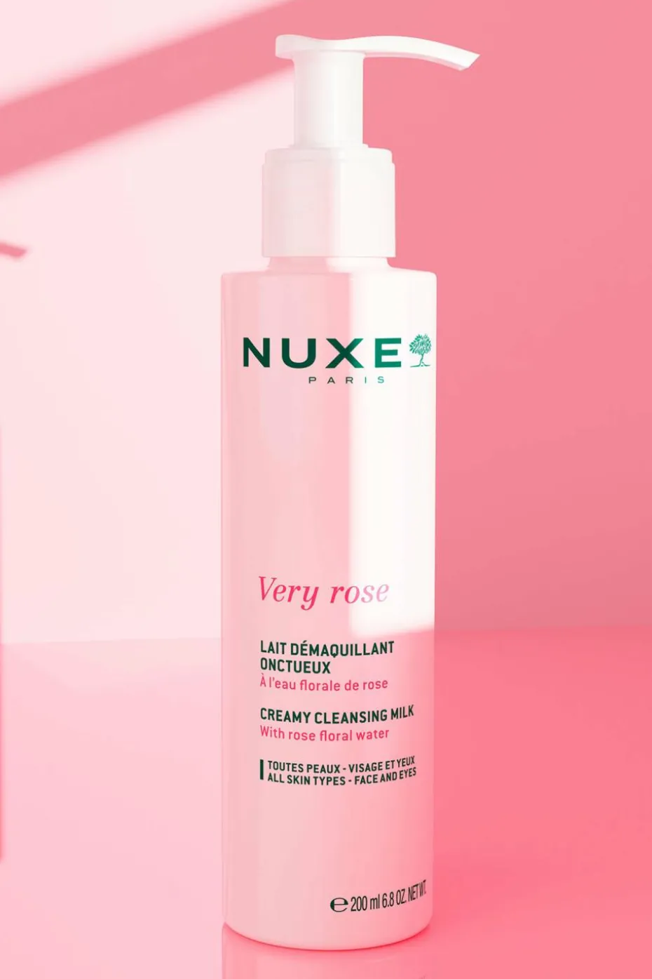 Lait démaquillant onctueux Very Rose