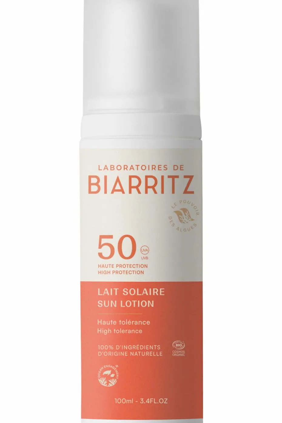 Lait solaire visage & corps SPF50