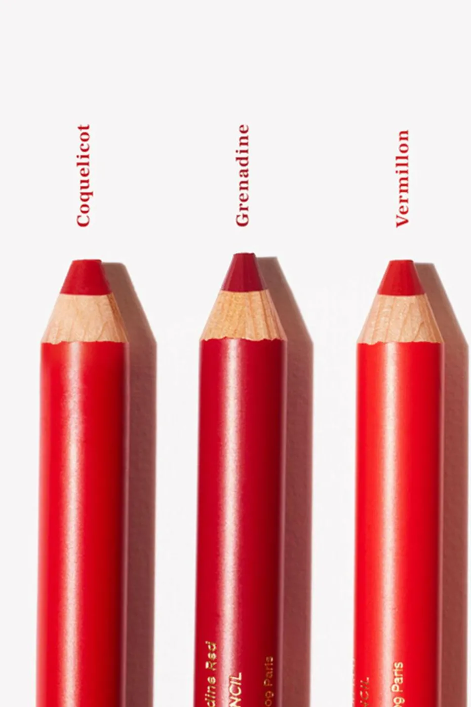 Les crayons à lèvres – Les Rouges